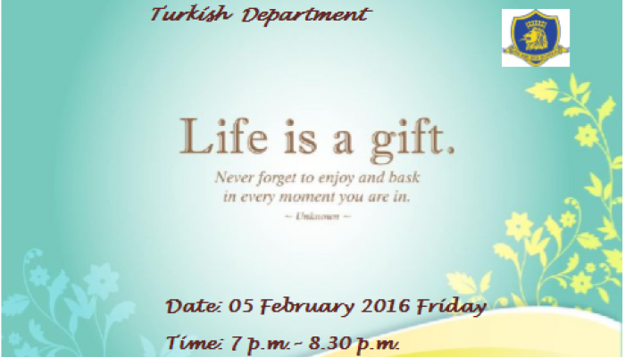Invitation to the 6th Annual Turkish Poetry Evening 